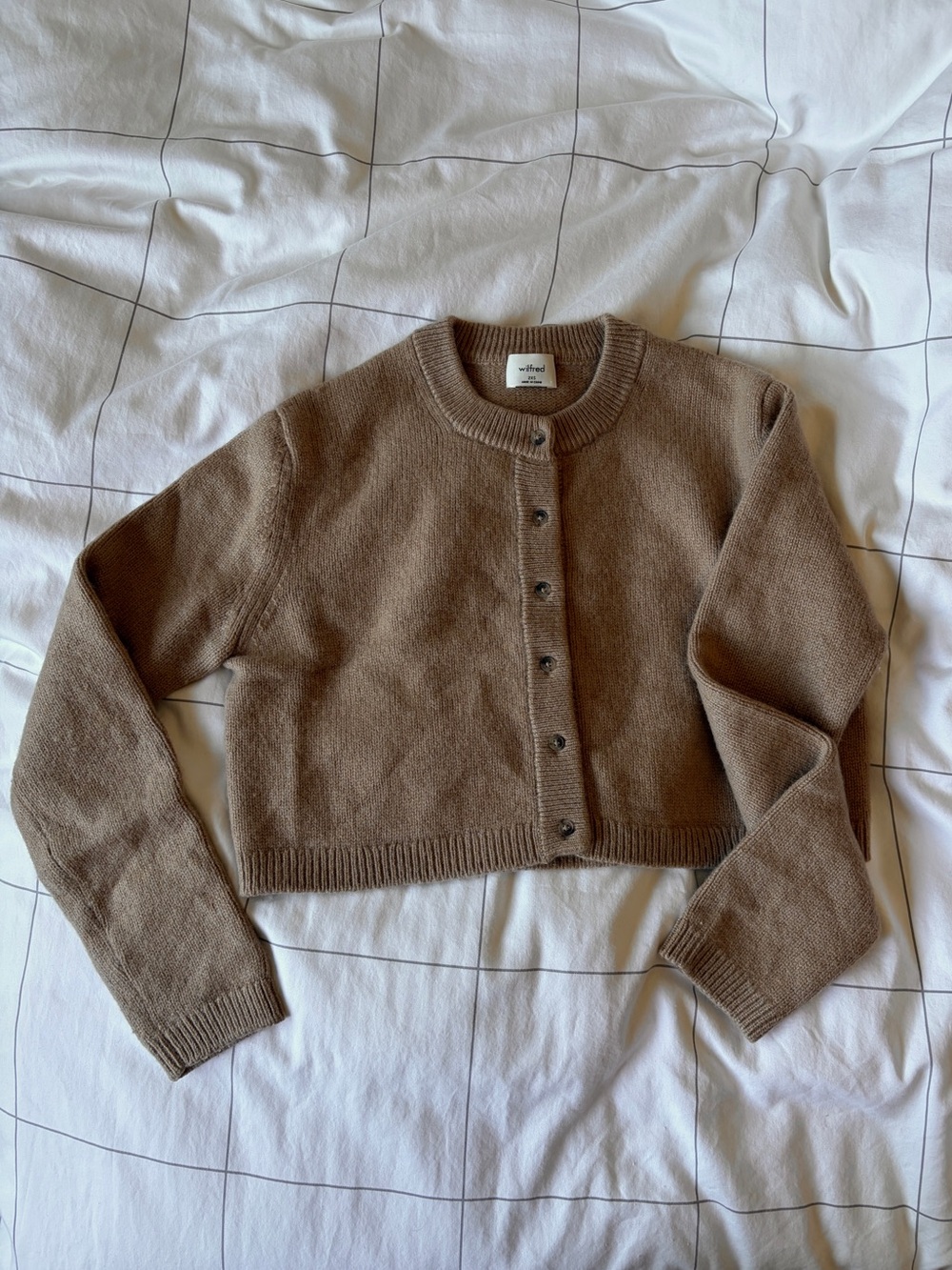 Aritzia Wilfred 100% Cashmere Luxe Sicily Cardigan